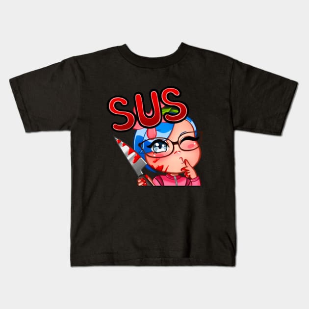 Toxanna Sus Kids T-Shirt by Toxanna's Gaming Merch